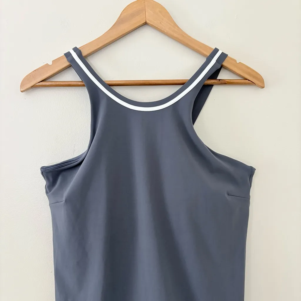 Vuori Volley Court Dress Active Tennis Prep Pickleball Stretch in Azure Size L - Image 8