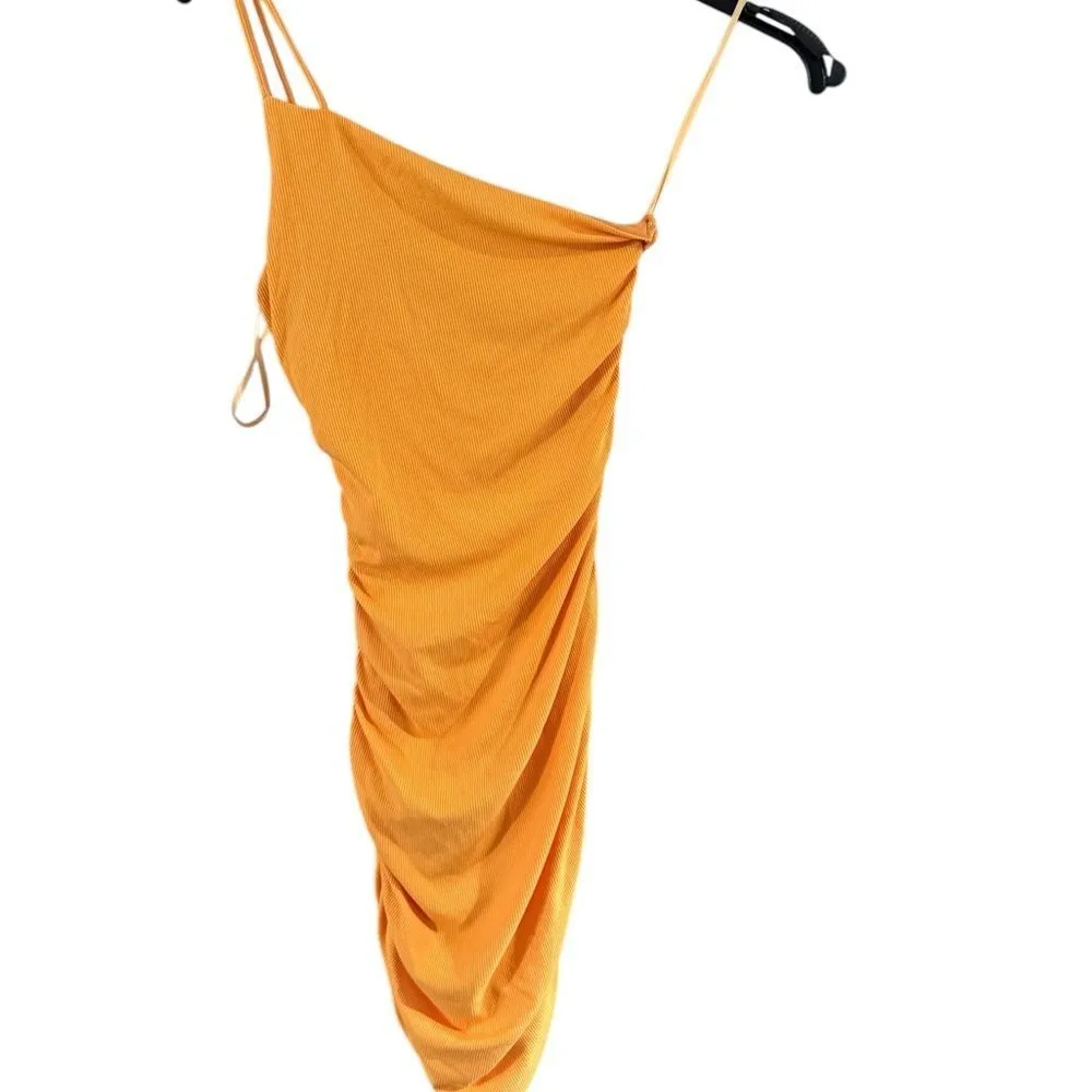 Princess Polly Orange Ruched Mini Dress - Image 11