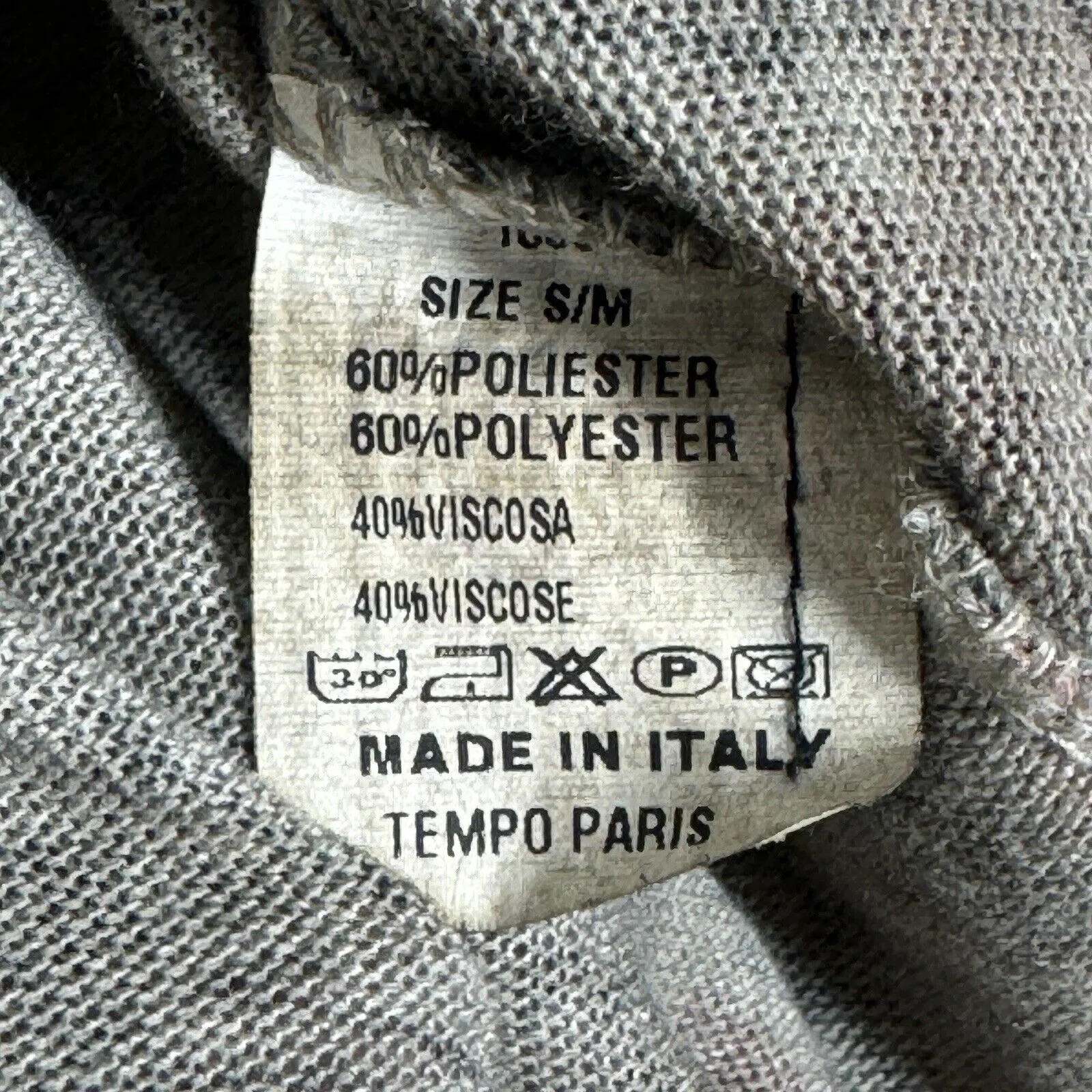 Tempo Paris‎ Sweater Women Small Medium Brown Wash Floral Cardigan Preppy Boho - Image 6