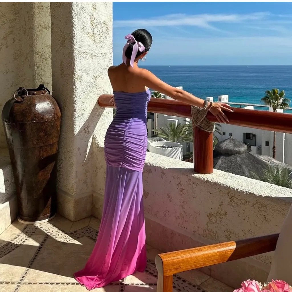 ROCOCO‎ SAND Blake Long Dress Purple - Image 3