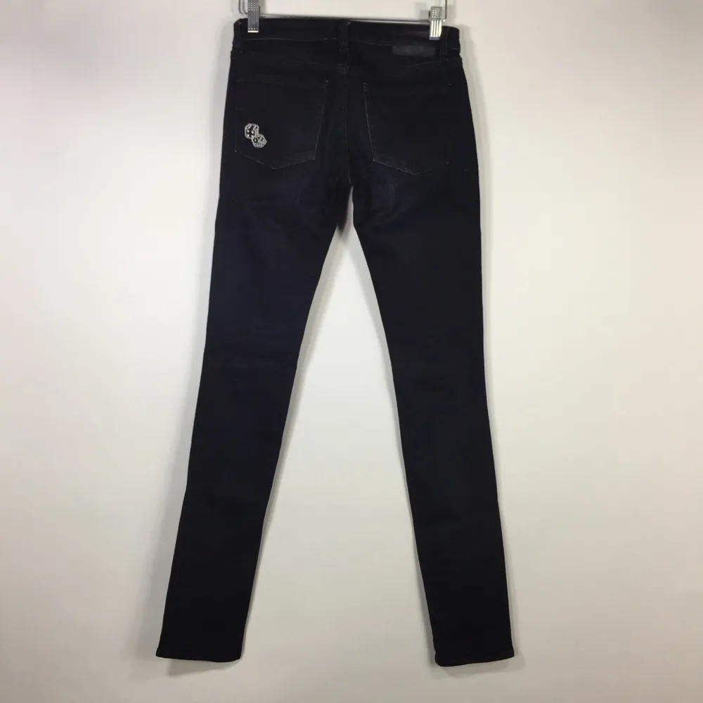 R13 Kate Skinny Jeans Dark Moon Size 25 - Image 12