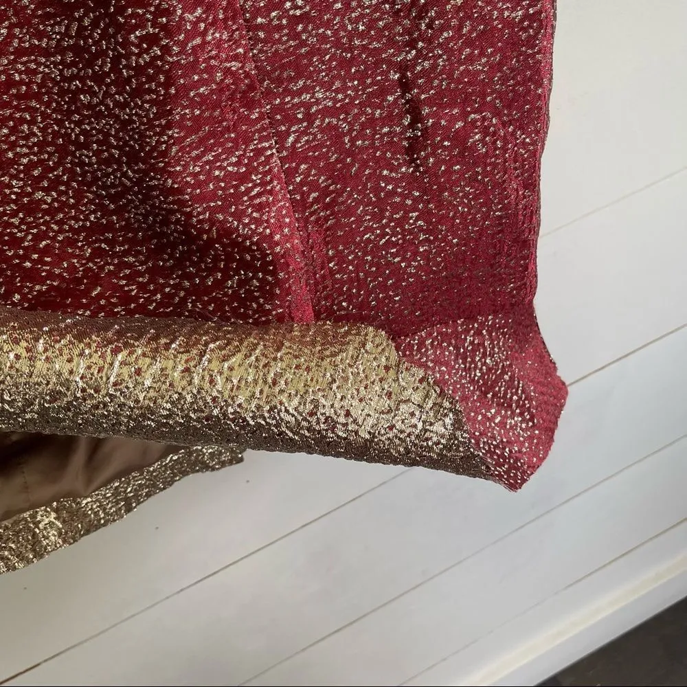 ML Monique Lhuillier Metallic Gown - Image 3