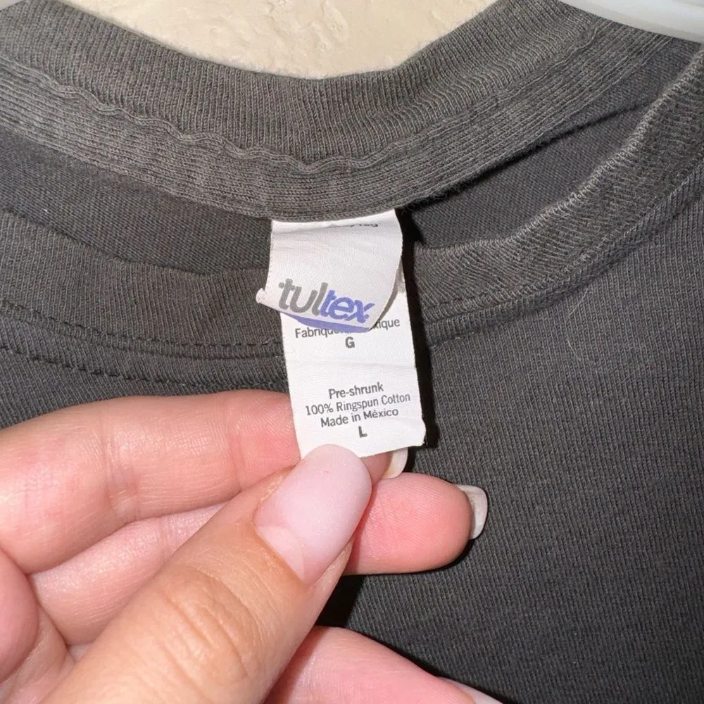 Foo Fighters‎ World Tour 2015 Concert Band Tee Shirt Womens Large Grey Colorado - Image 2