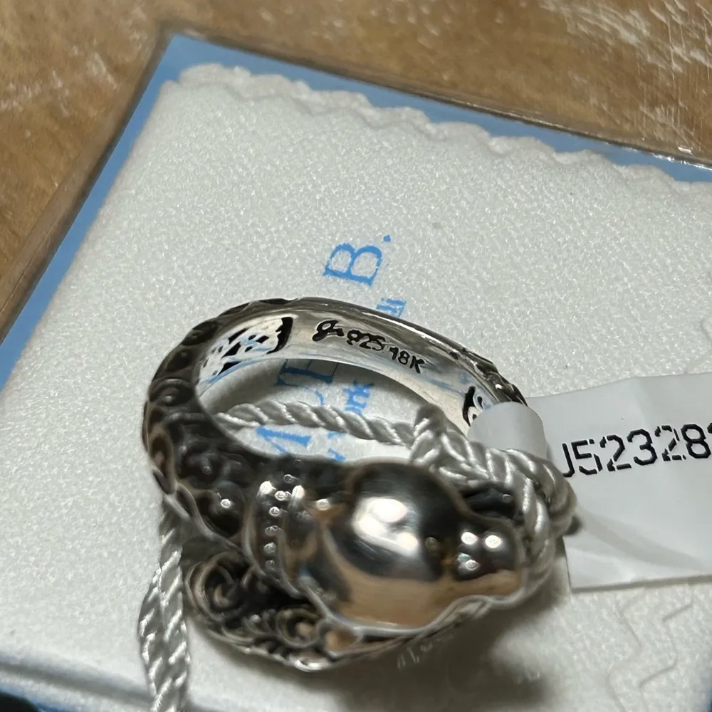 NWT Samuel B Sterling Silver 18K Gold Leopard Bypass Ring - Image 11