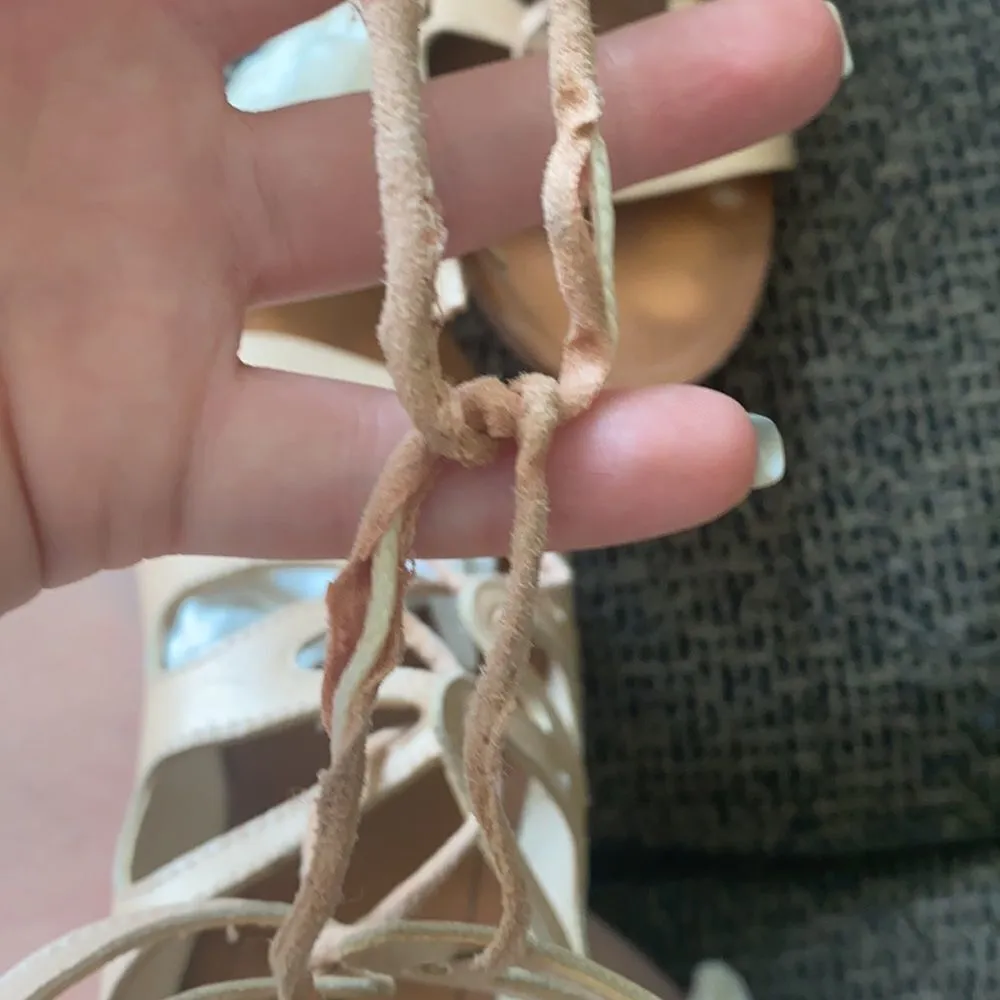 ✨Zara Gladiator Lace Up Flats Sandals✨ - Image 14