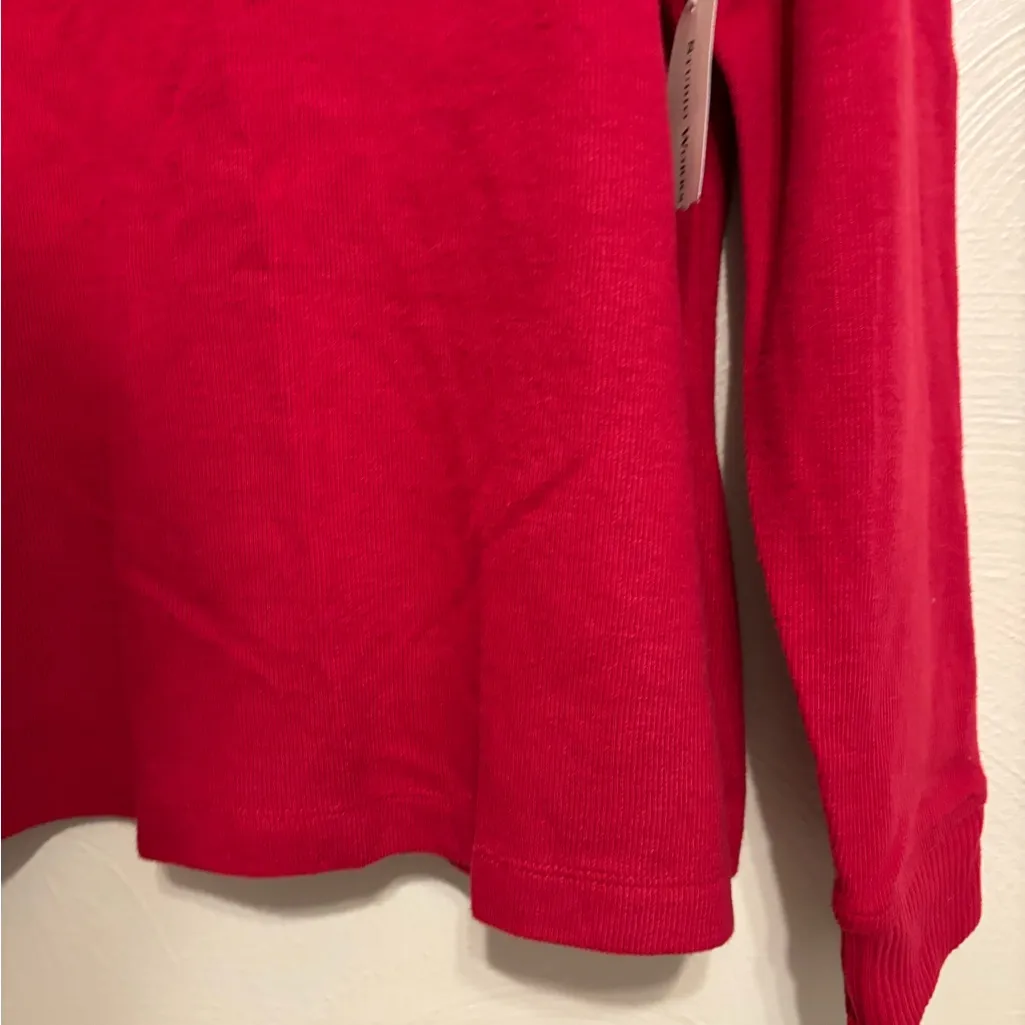 Studio Works Women's Red Buckle Sweatshirt - Image 8