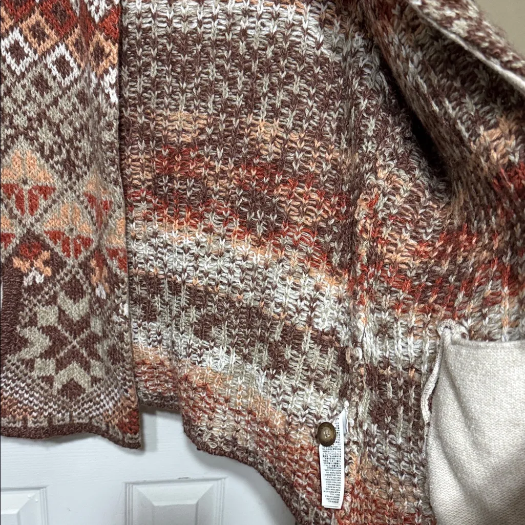 Cozy Multicolor Knit Cardigan - Image 8