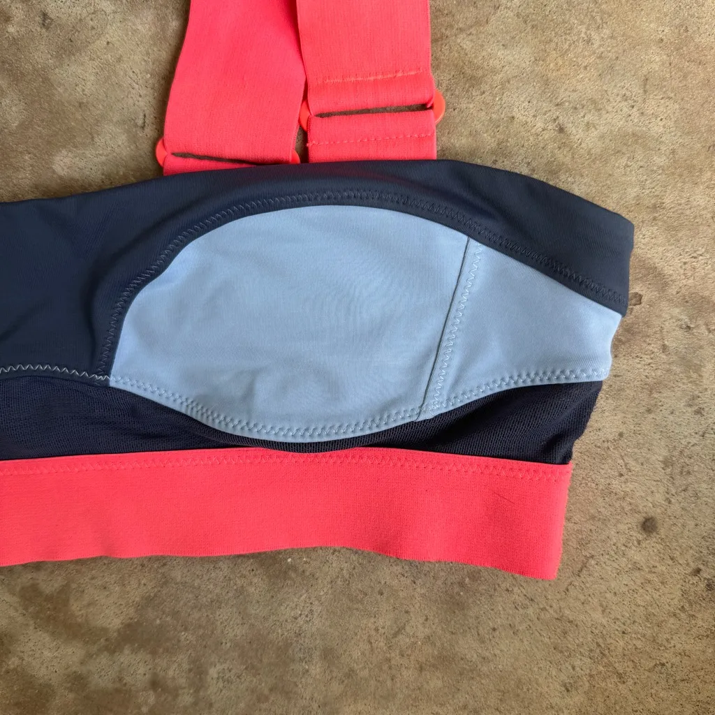 Adidas x Stella McCartney Thick Strap Colorblock Bikini Top Sports Bra Small - Image 3