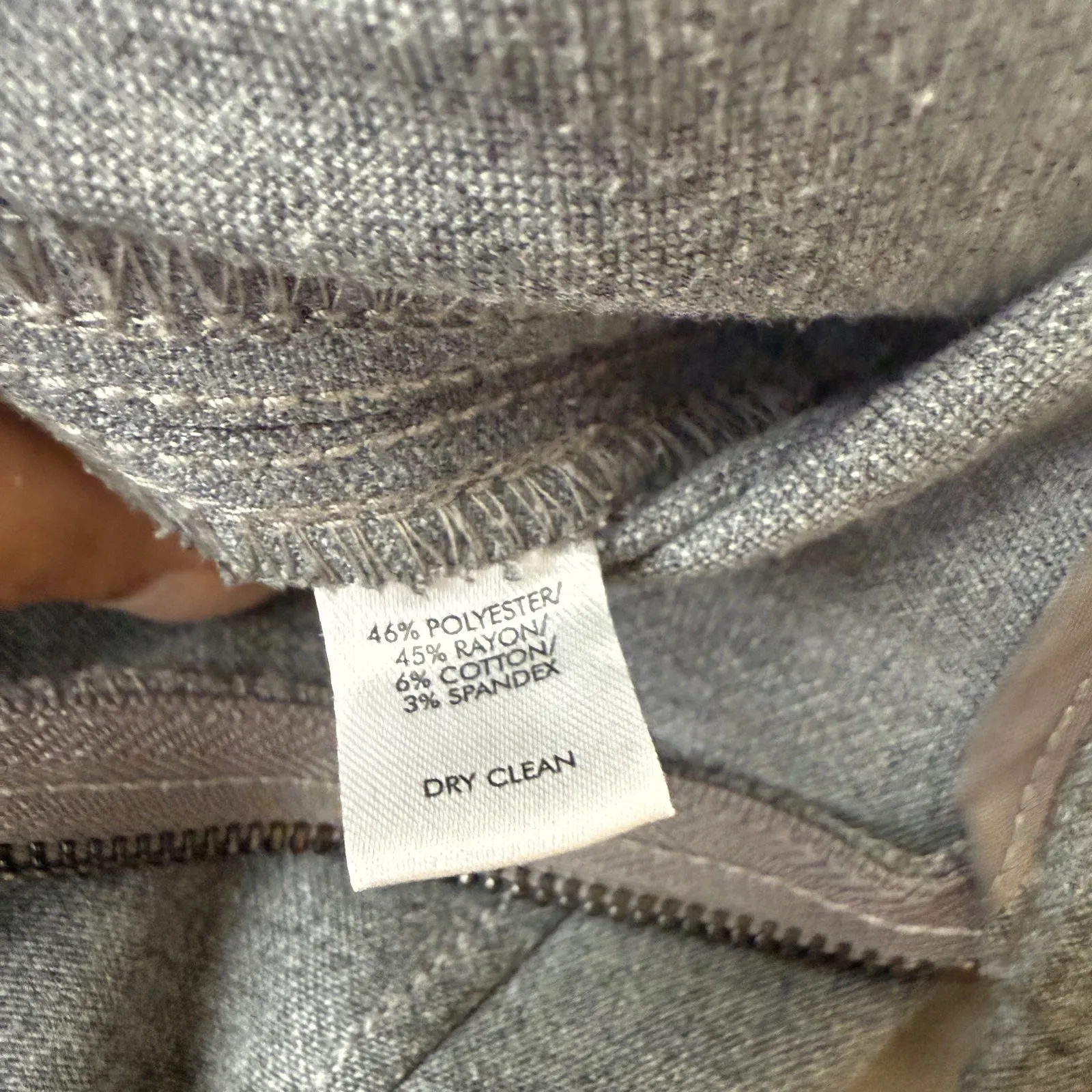 LOFT Skirt‎ Size 4 Gray mini pencil career - Image 5