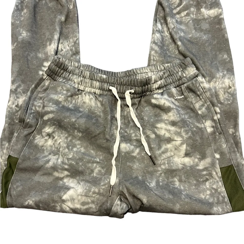 LA gear green tie dye joggers size medium - Image 9