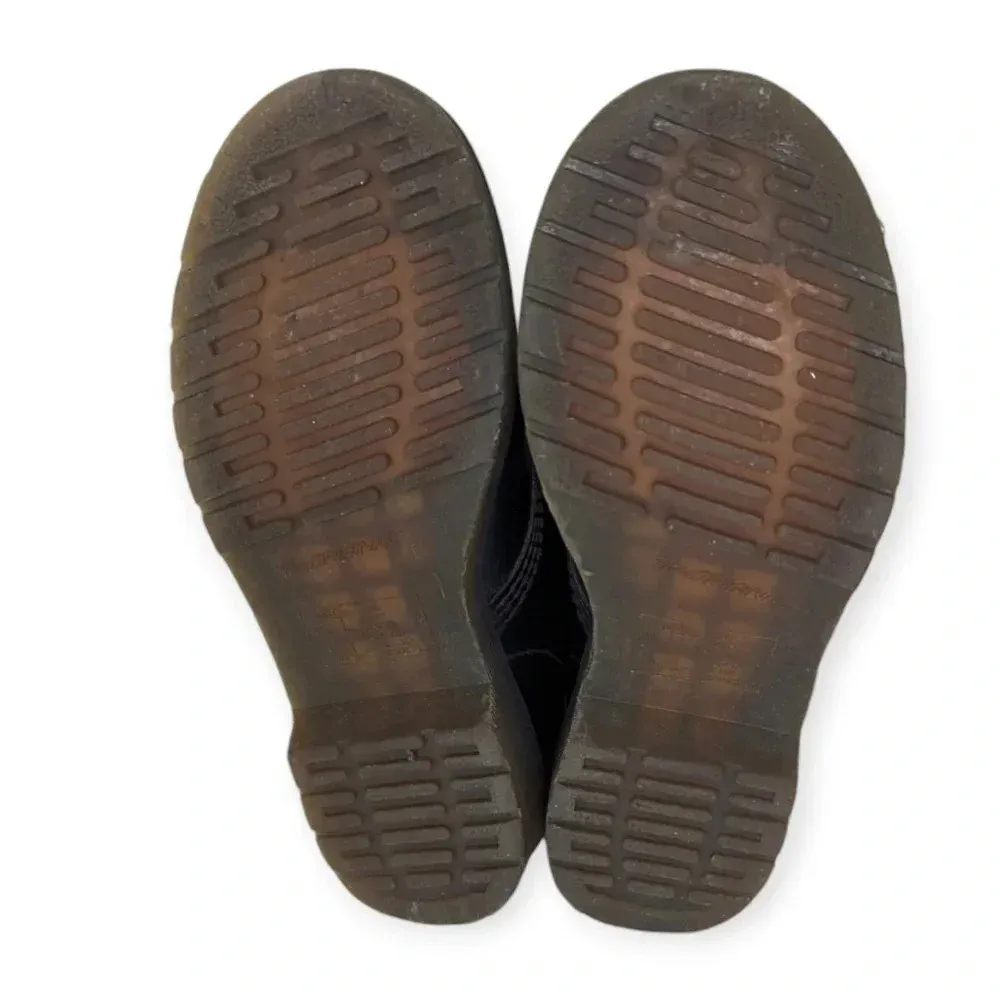 Doc Martens Black 1460 Size 6 Smooth Leather Lace Up Boots Grunge Punk - Image 3