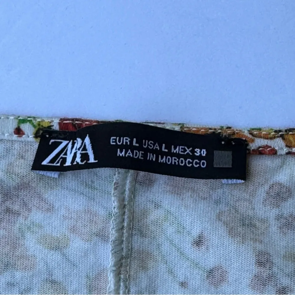 Zara Floral Sleeveless Dress L - Image 4