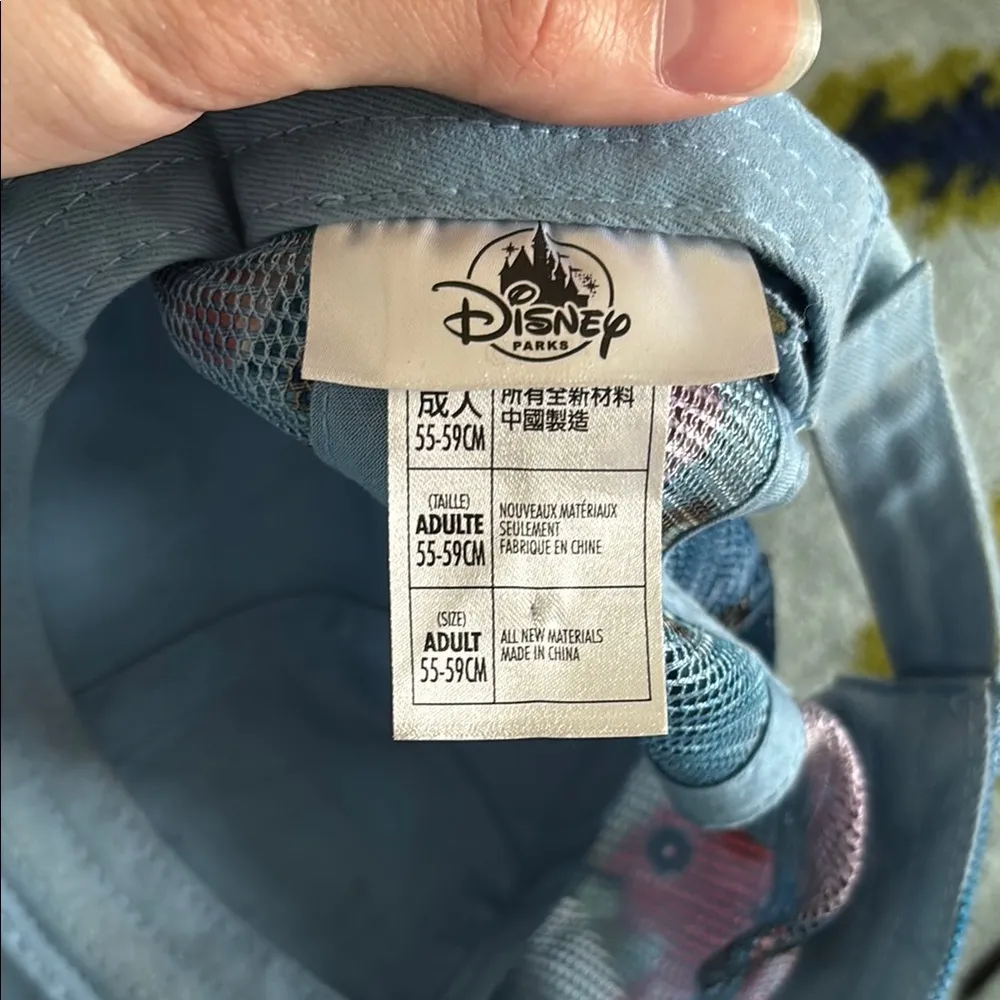 Blue Stitch Cap with Ears - Image 4