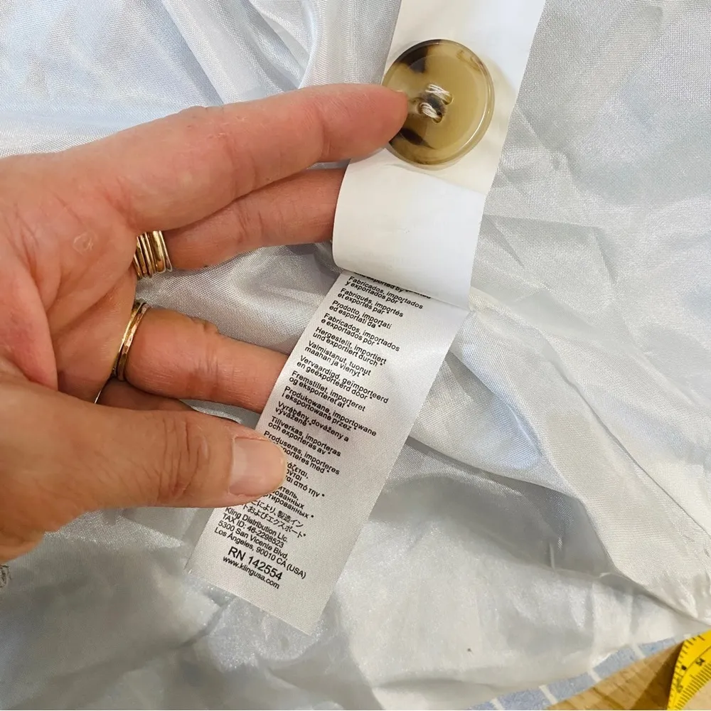 KLING 100% cotton shirt vest Blue - Image 8