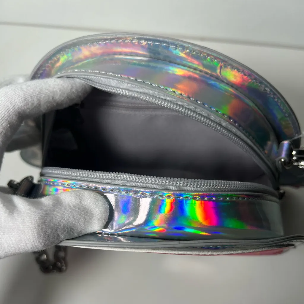 Skinnydip London X Care Bears Holographic Rainbow Crossbody Bag Orange - Image 10