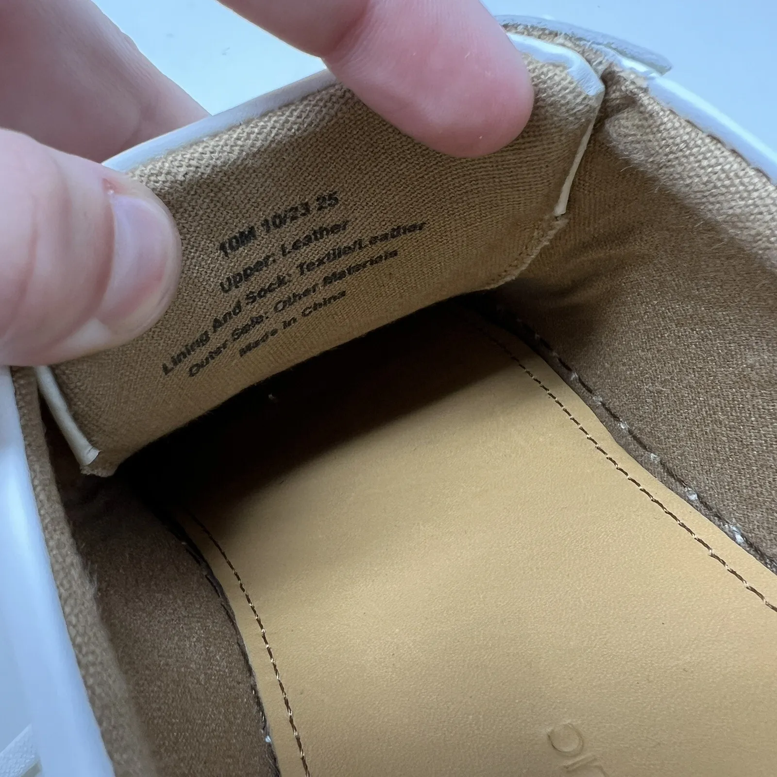 Banana Republic‎ Nicklas White Leather Sneakers 2.0 Lace Up Low Top Size 10 - Image 11