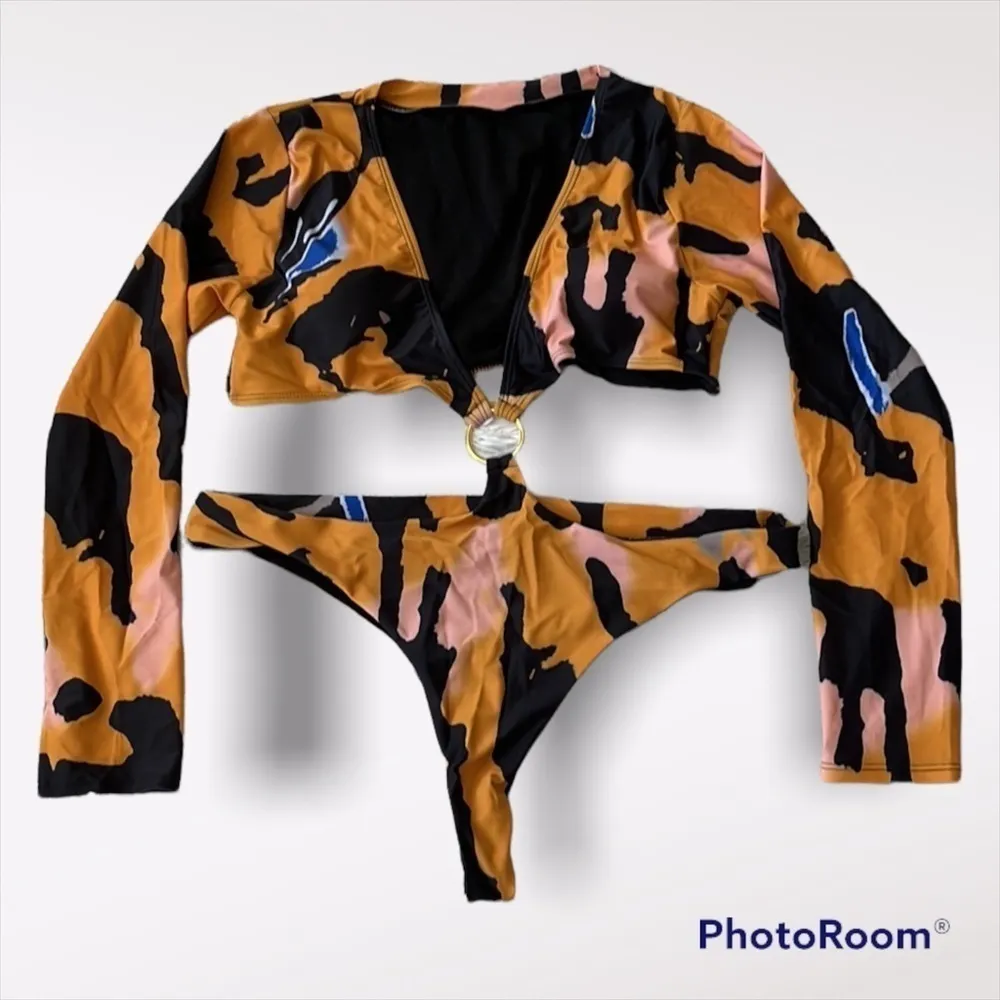 Matte Collection Women’s One piece multicolor swimsuit size 2XL - Image 2