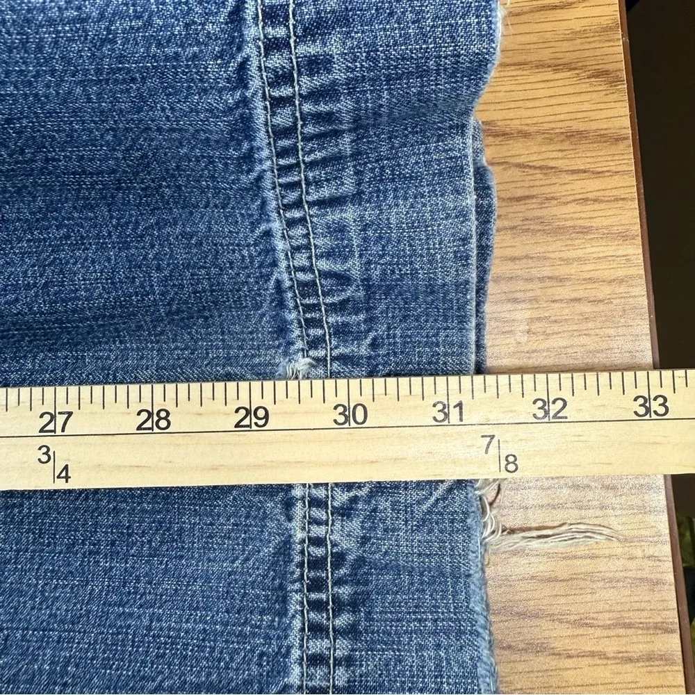 Lucky Brand Vintage Dungarees Jeans Size 2/26 USA Made Carpenter Style Flare - Image 10