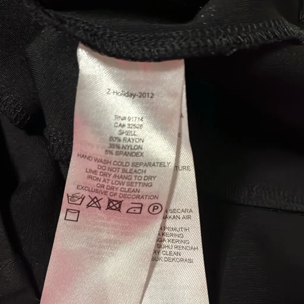 Y2k Armani Exchange Women’s Zip up Mock Neck Dress size 0 - Image 11