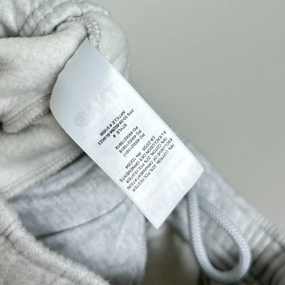 ARITZIA TNA SweatFleece Cozy Fleece Mega Fit Sweatpants in Heather Grey Size 2XS - Image 10