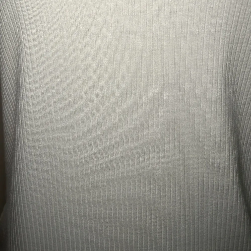 AFRM White Ribbed Thong Bodysuit Large - Image 4