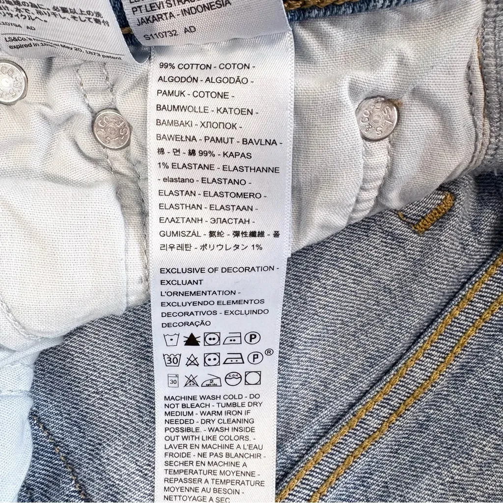 Levi’s Wedgie Icon Fit Jeans in Tango Light Size 25 - Image 13