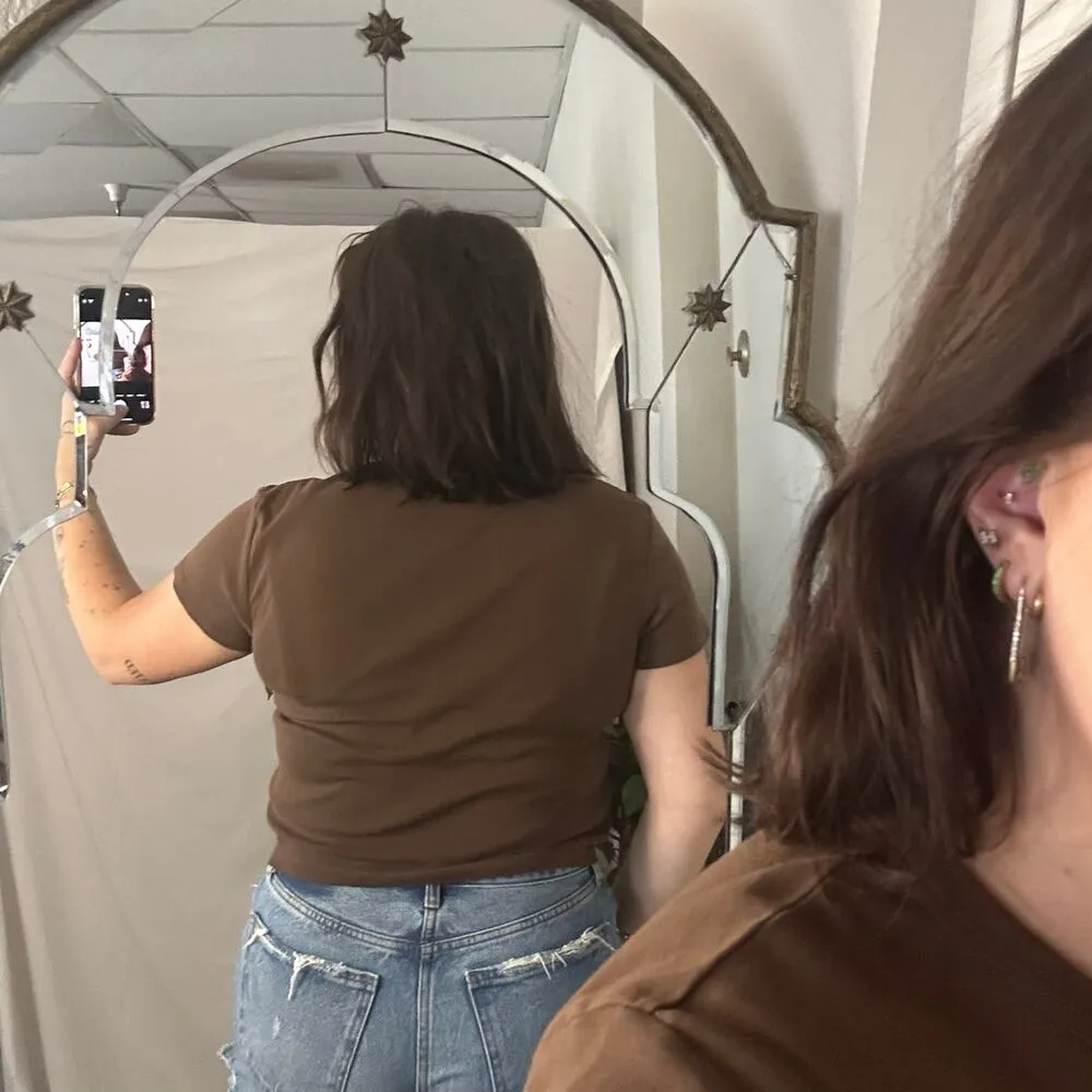 Daydreamer Rolling Stone Short Sleeve Graphic Tee Brown Size Small - Image 5