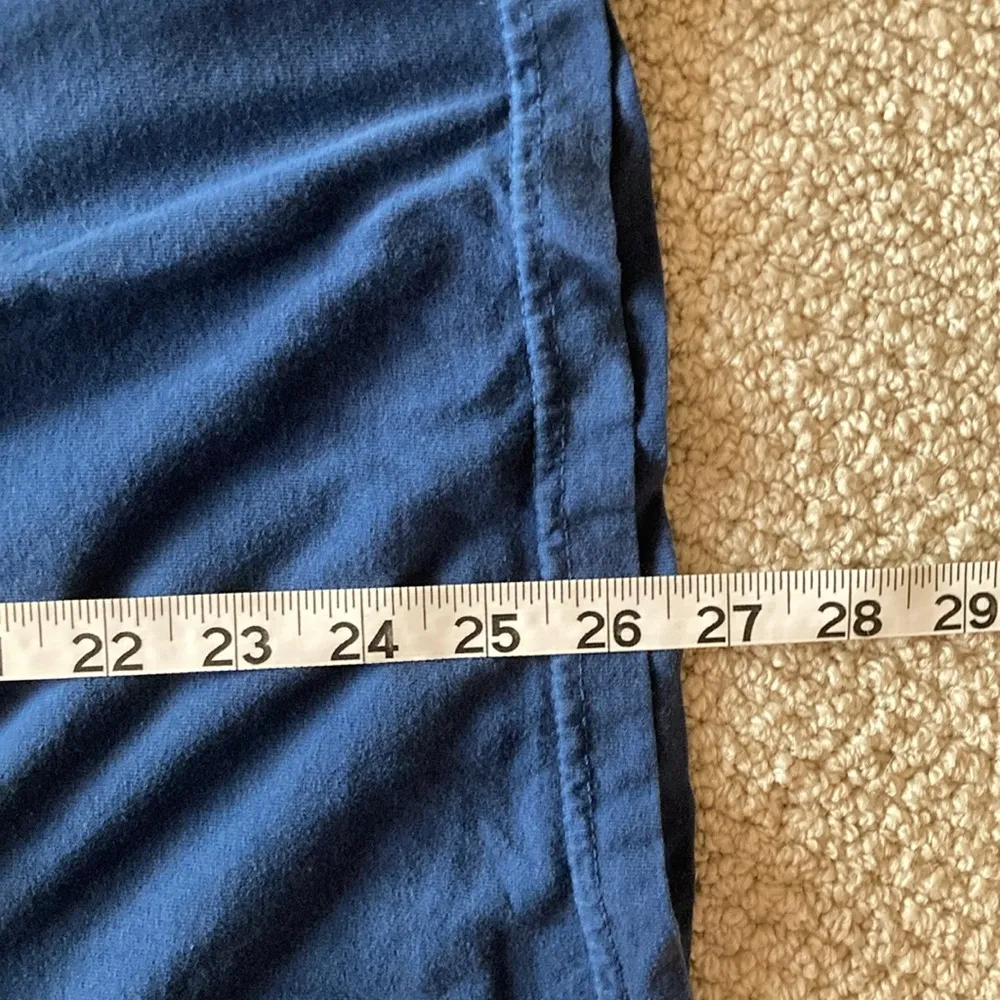 Comfort Colors Mountain Range Abstract Blue Teal Chickadees T-Shirt Medium EUC - Image 7