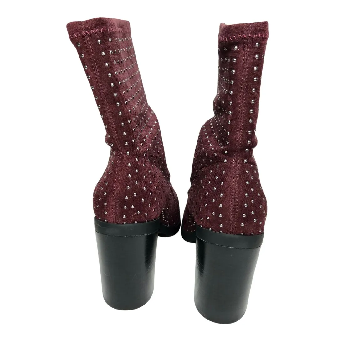 Charles David Studded Stretch Bootie Danielle Microsuede Size 8.5M NIB - Image 2