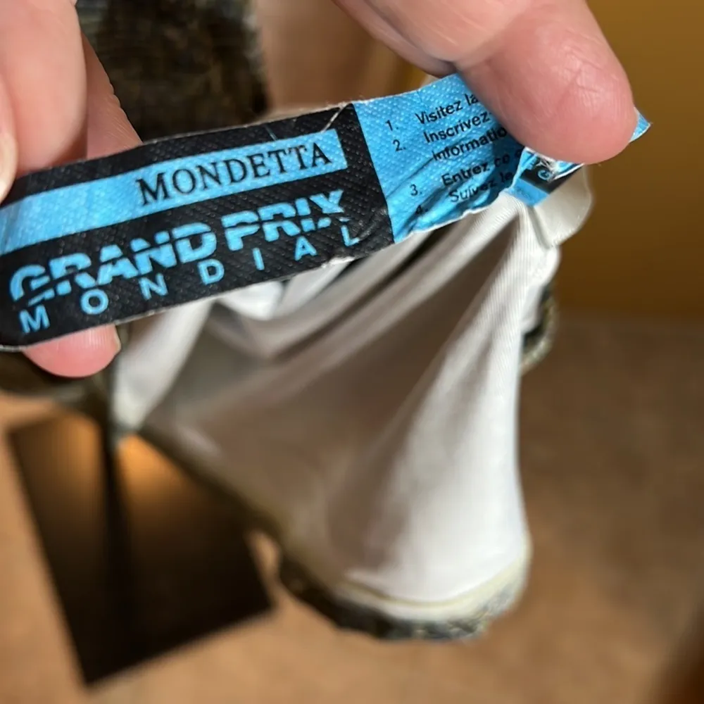 Mondetta Sporty Olive Green Black Speckle Wave Bra Racerback Dress Size Large - Image 10