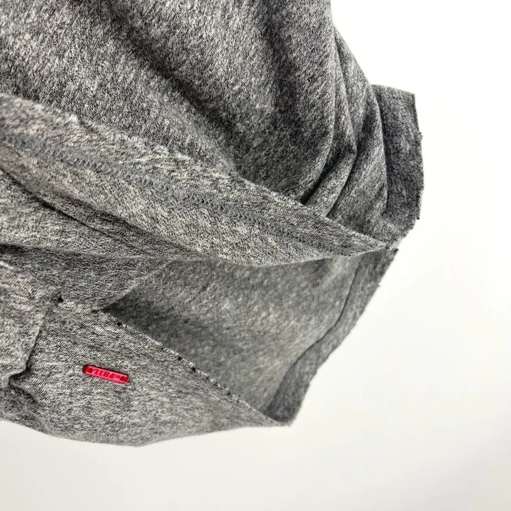 n:PHILANTHROPY Sleeveless Knit Dress Drawstring Waist Heather Gray M - Image 9