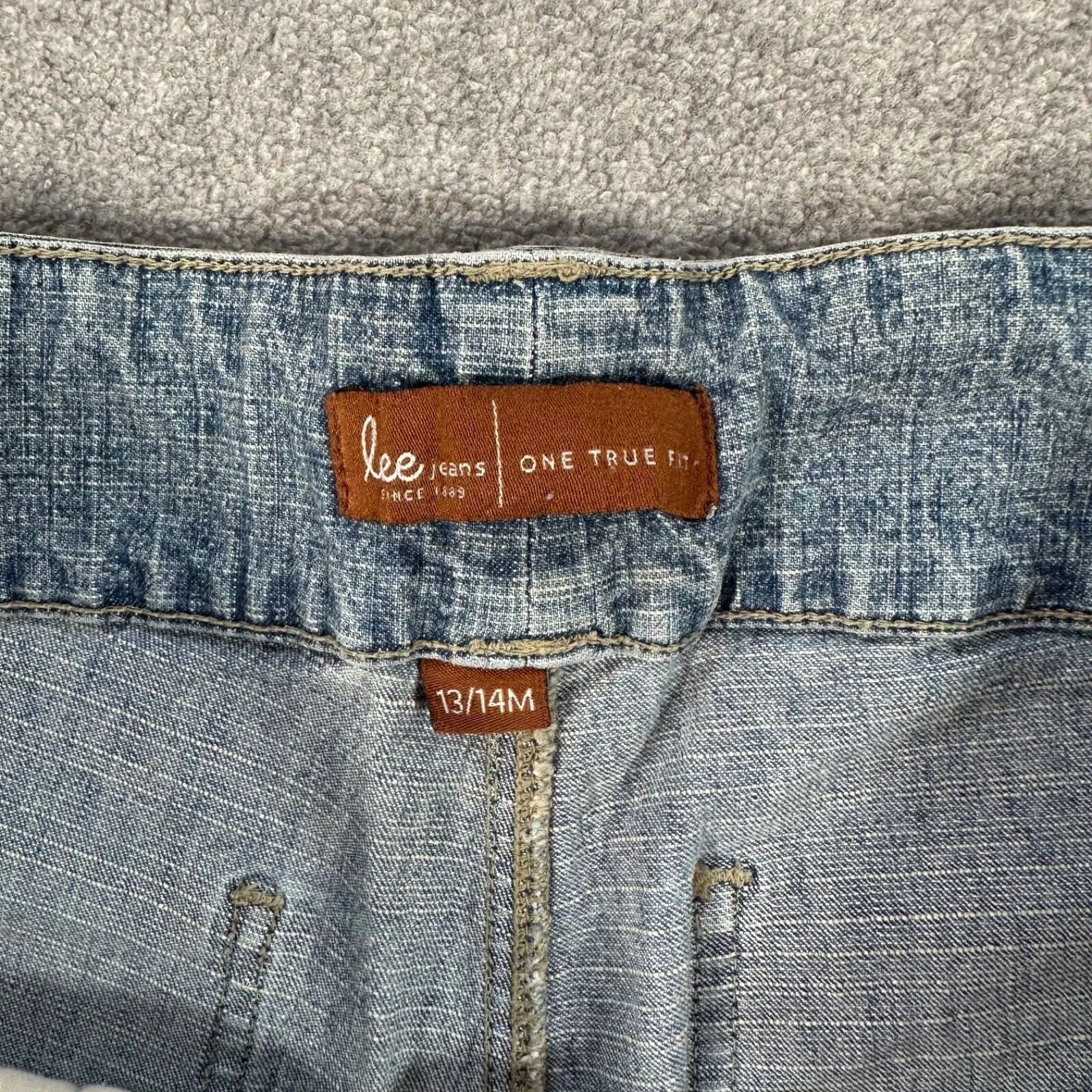 Lee Jeans Vintage Jeans Women's 13/14 Medium Light Wash Pockets Bootcut Flat y2k - Image 7