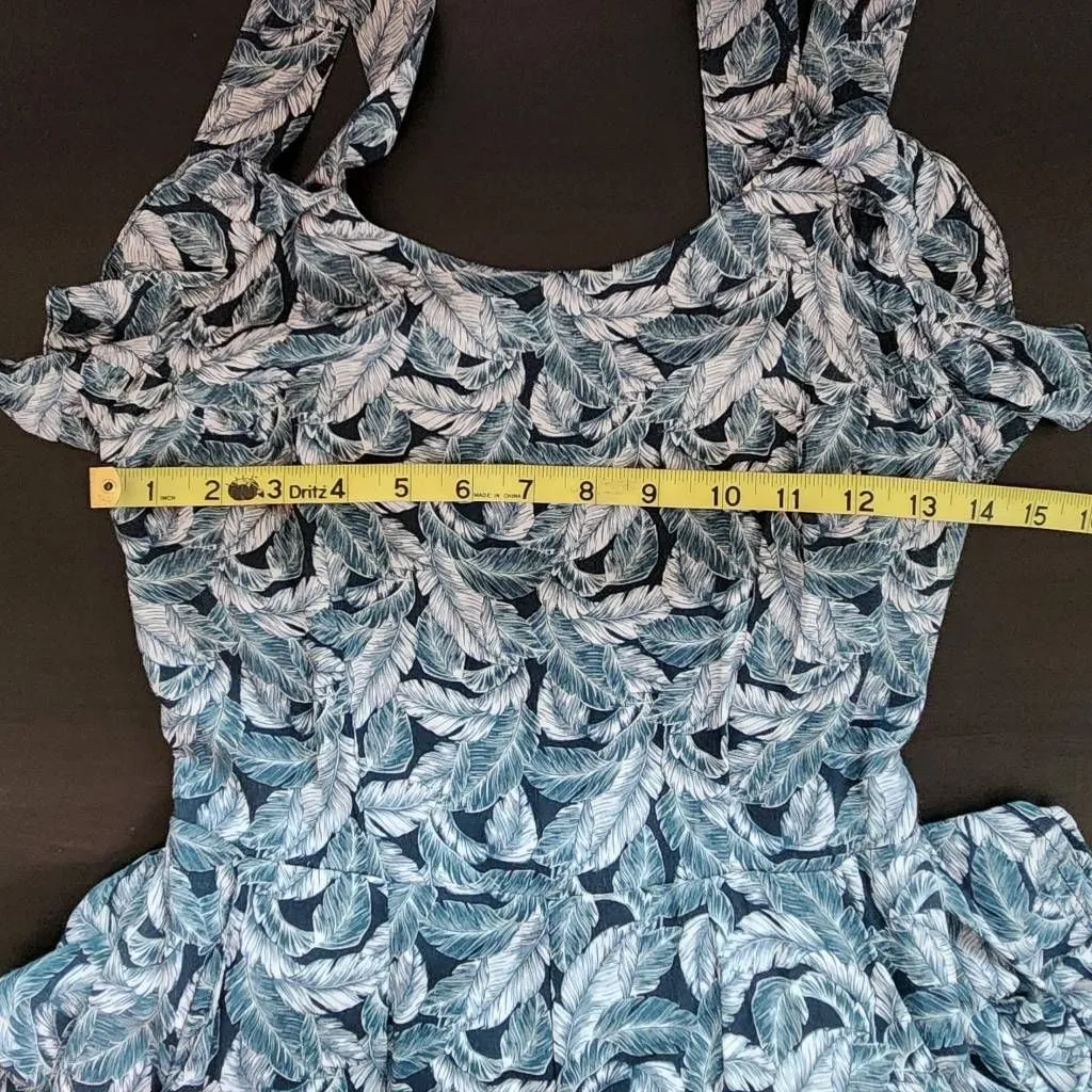 Fresha London Tropical Print Green Jumpsuit Size XS Green Print Jumper - Image 8