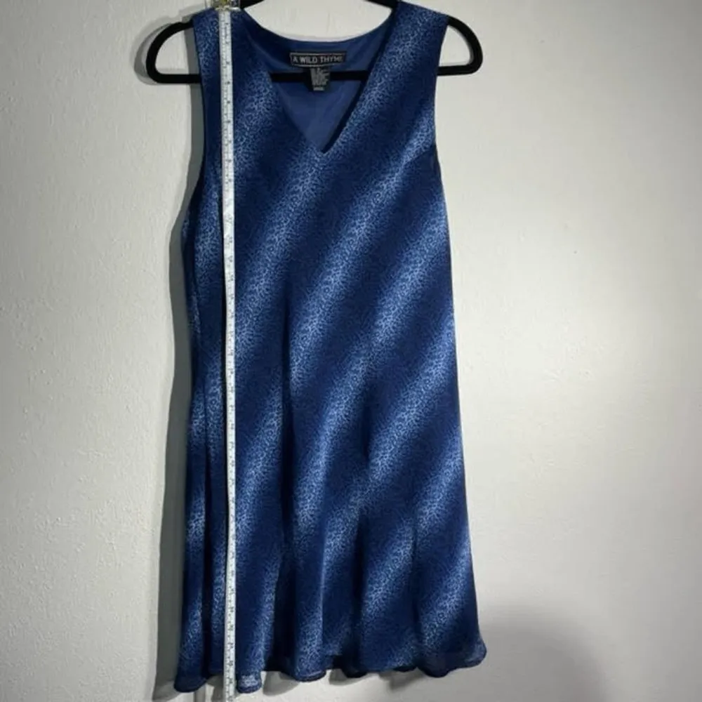 A Wild Thyme Leopard Print Blue Ombre Sheath Dress with Shawl Size 16 - Image 24