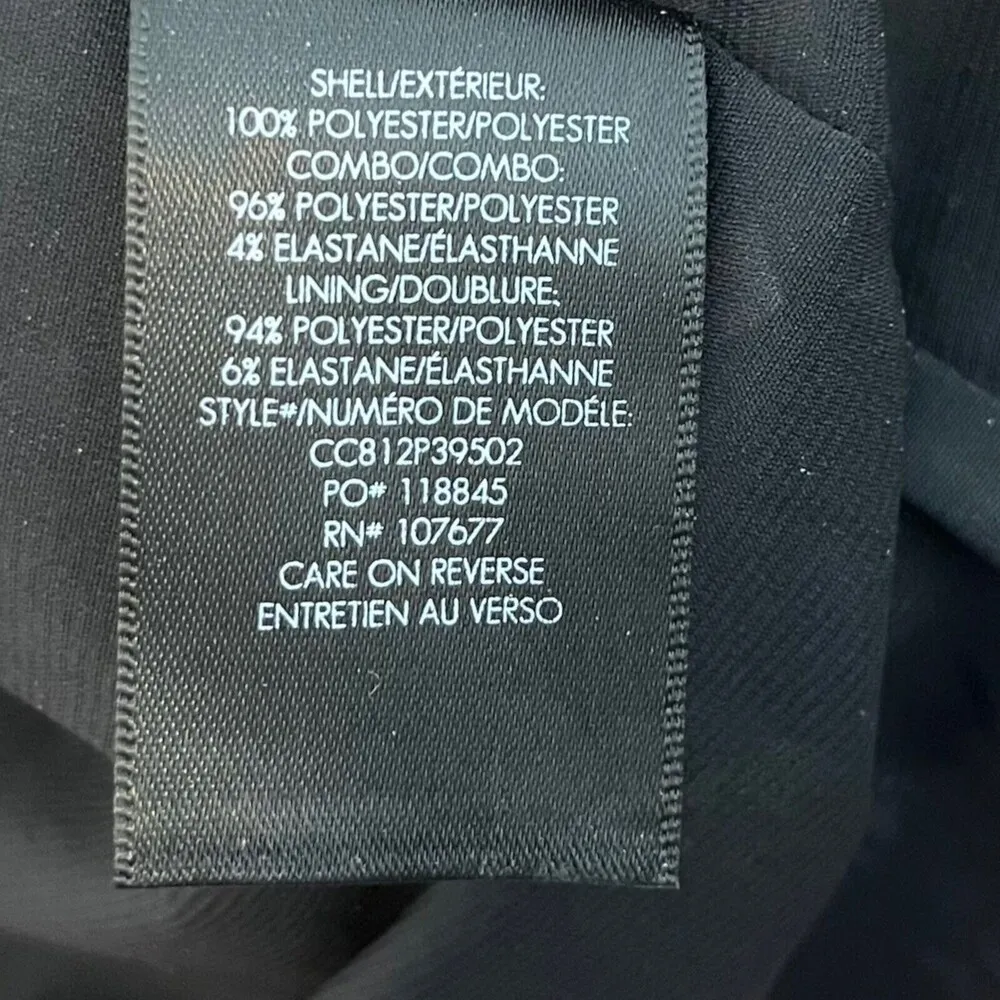 Alice + Olivia Moore Mini Dress Women’s Size XS Black Floral Blouson Sleeve Tier - Image 10