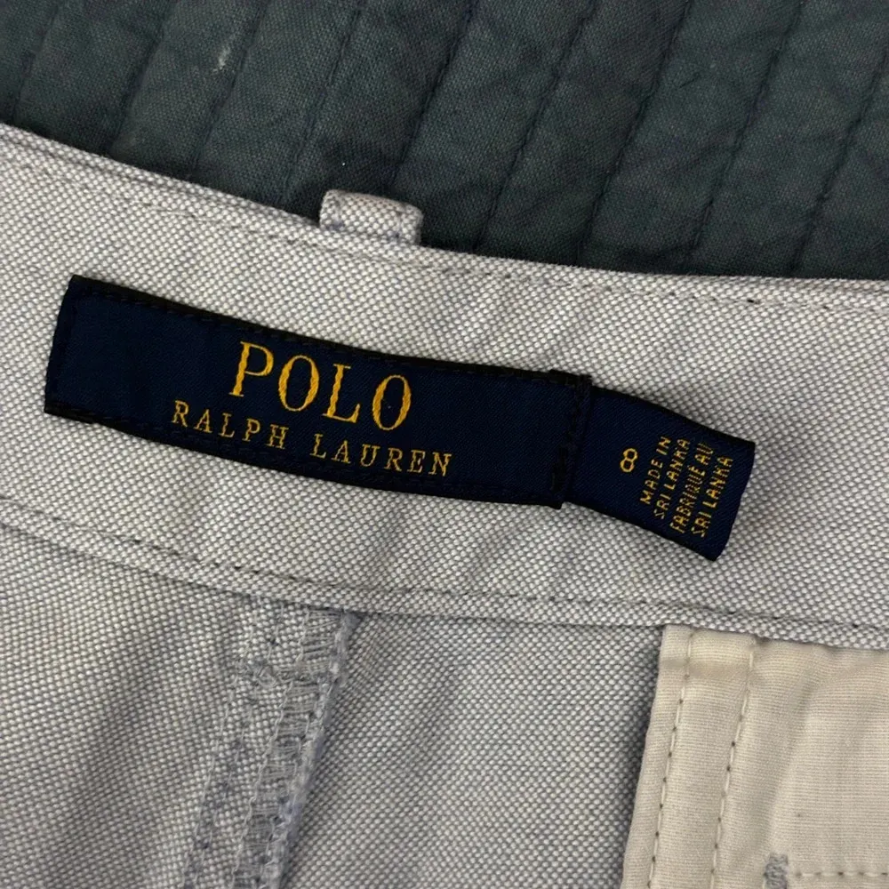 Polo Ralph Lauren Women Blue Chino Shorts size 8 - Image 8