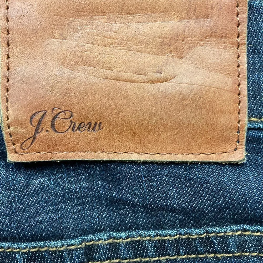 J. Crew Women's Toothpick Low Rise Skinny Jeans‎ Size 28 Blue Dark Wash Denim - Image 9
