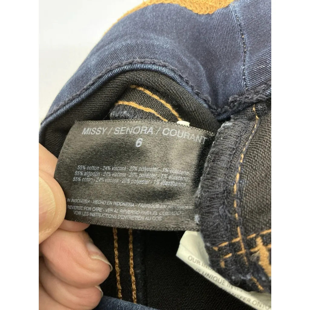 Womans Nine West Heidi Pullon Skinny Crop Jeans Size 6 - Image 4