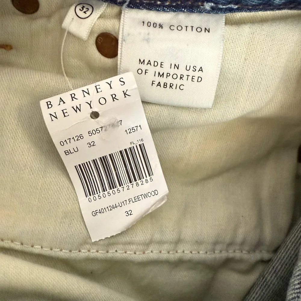 GRLFRND Cindy high rise cut off Jean Shorts in fleetwood patch work - Image 6