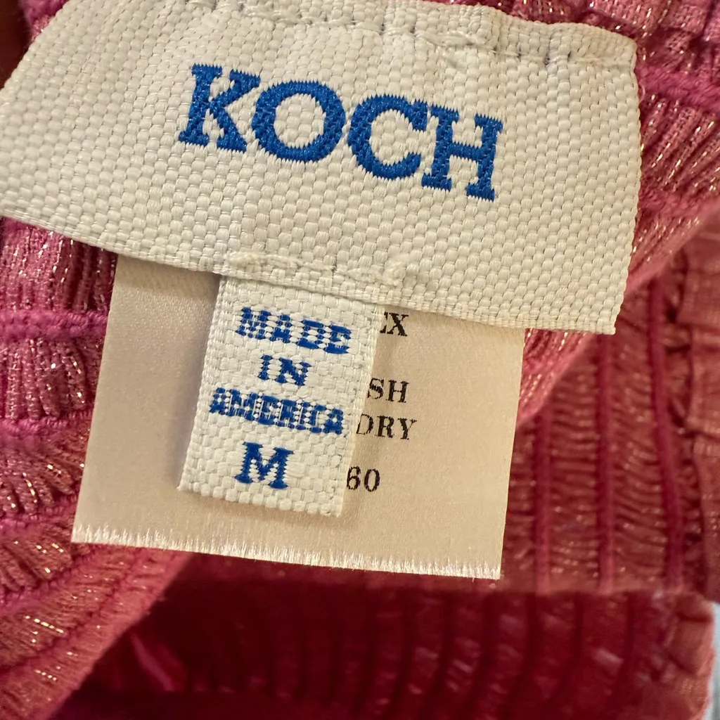 KOCH Erika Skirt Shorts- Bubblegum  Barbie Pink Lurex (SizeM) - Image 7