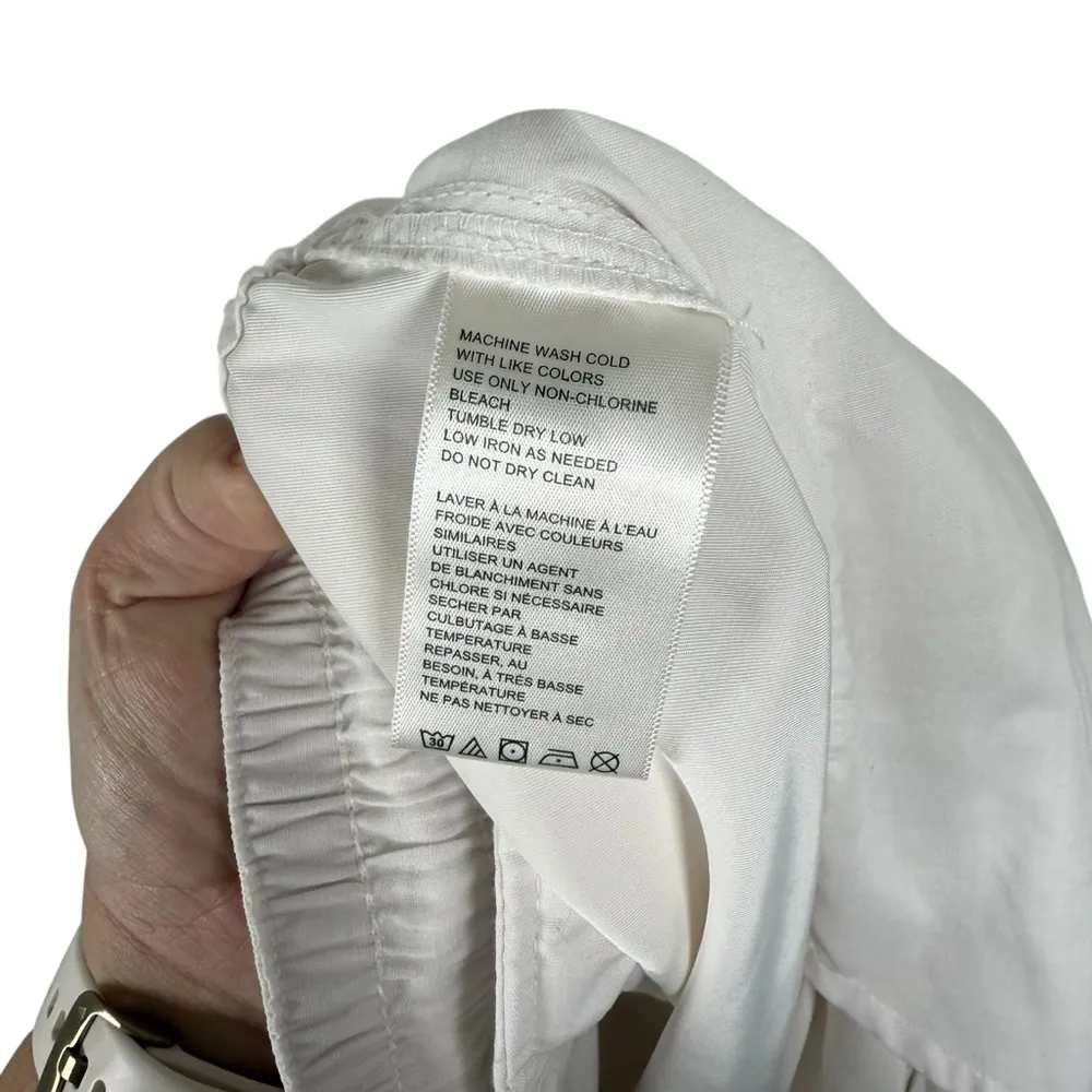 BDG Urban Outfitters Women’s Loose Parachute Wide Leg Tech Pants White XXL - Image 6