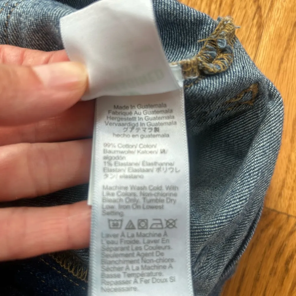 J Crew High Waisted Denim Shorts - Image 5