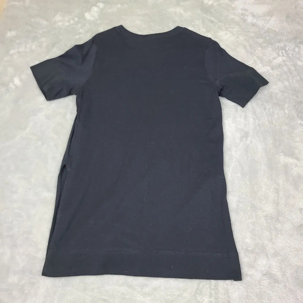 The Nike Tee‎ Women's Small Dri-Fit Black Swoosh Logo Short Sleeve 853394-010 - Image 9