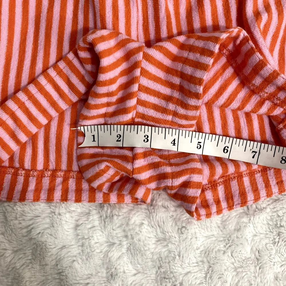 NEW Free Assembly Orange Striped Pull On Terry Cloth Beach Summer Shorts XXXL Size undefined - Image 7