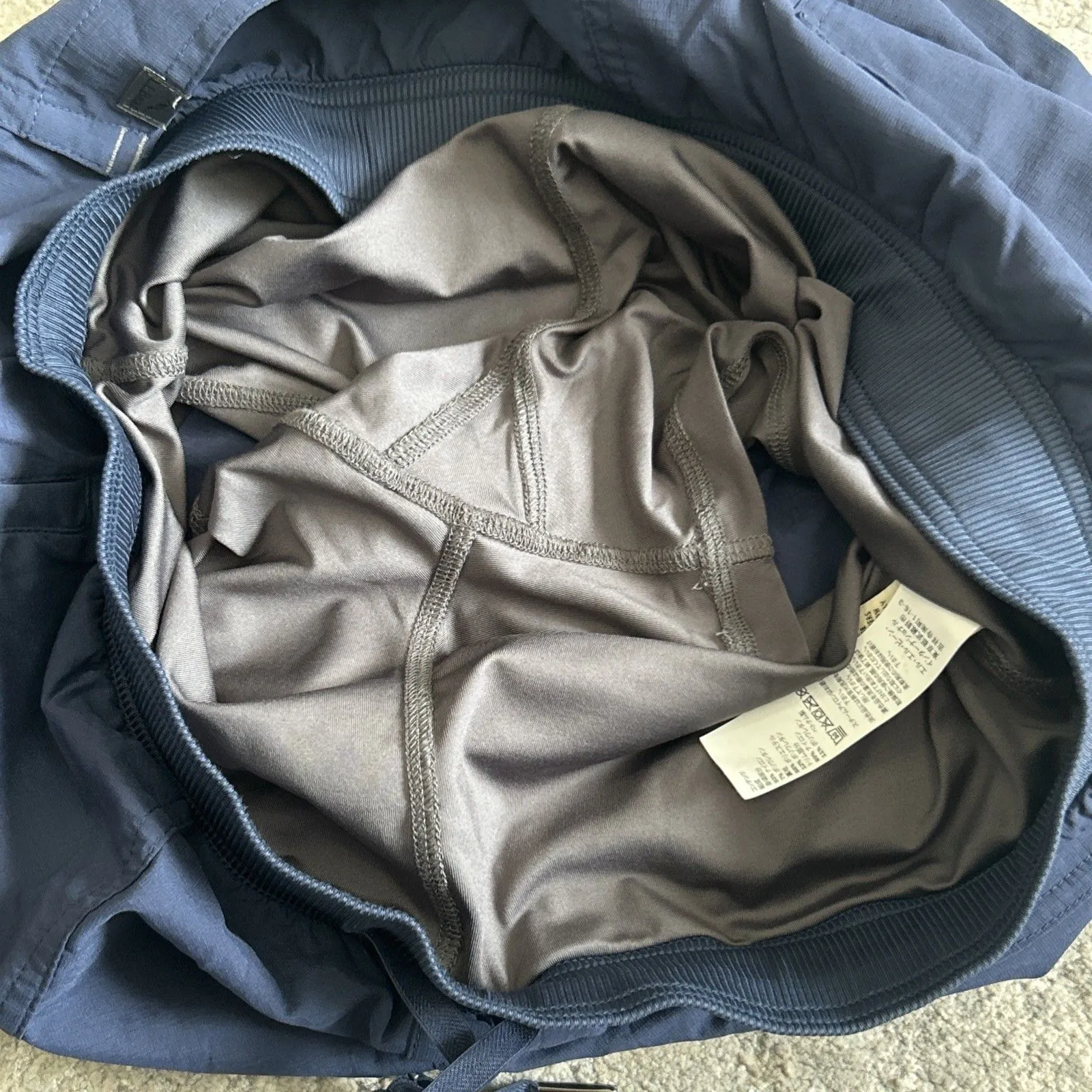 LL Bean Vista Camp Skort Women Large Lined Skirt Stretch Navy Hiking Pockets Blue - Image 3