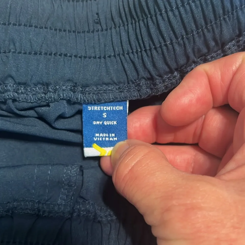 Navy Blue Performance Cargo Track Pants - Image 8