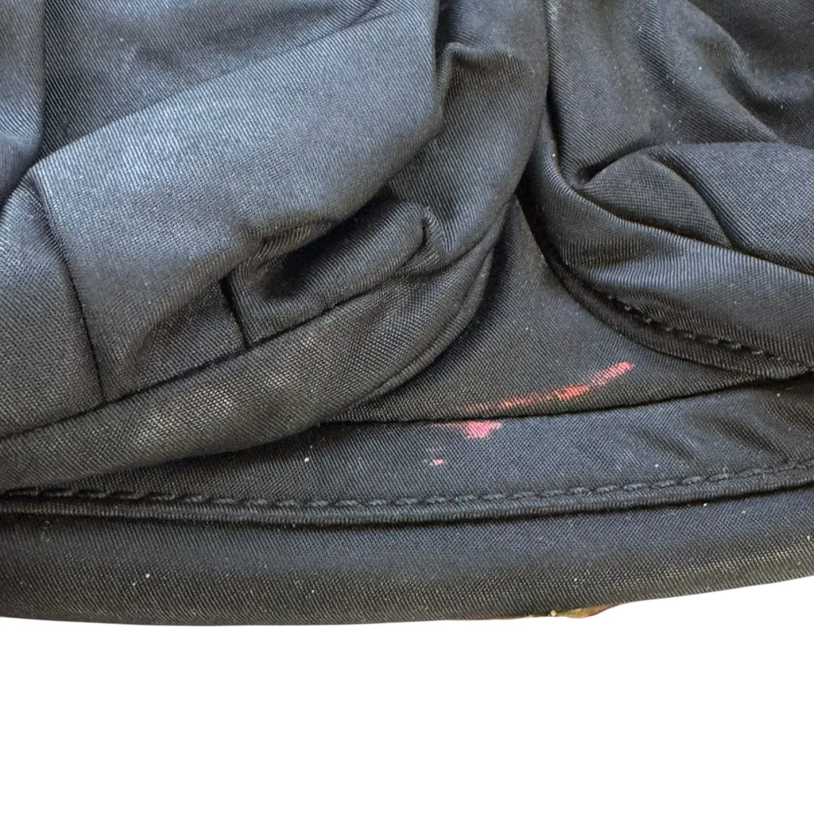 MZ Wallace Paige Leather Trim Nylon Black Crossbody Bag Shoulder Pockets - Image 5