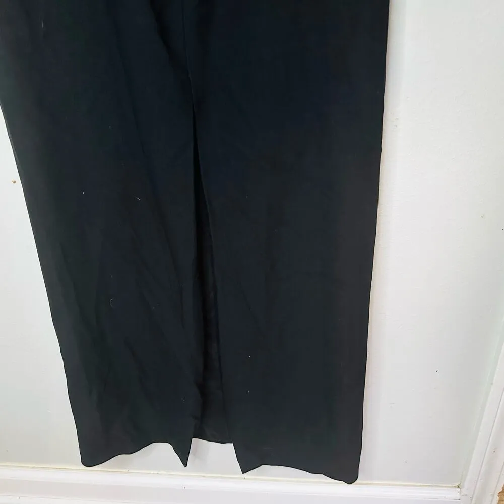 Elizabeth and James Women's Black Elana Square Neckline Zip Up Gown Size 2 - Image 8