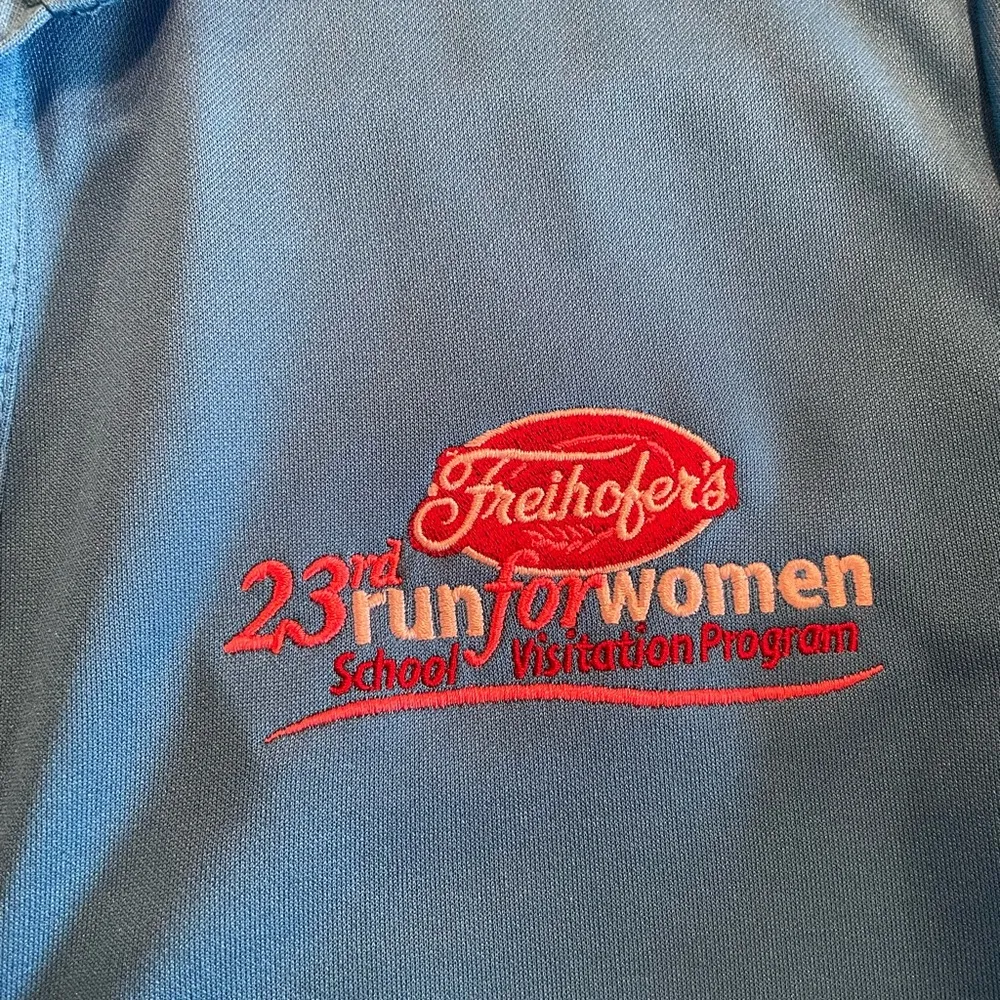 Ladies v neck pull over dry fit blouse - Image 5