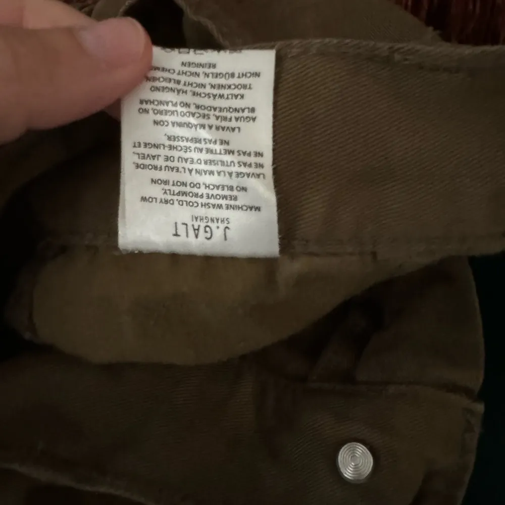 John Galt  Olive Low Rise Utility Pants cargo s - Image 4